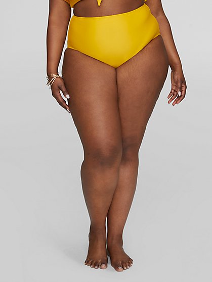 Plus Size Roxy High Waisted Swim Brief - Fashion To Figure
