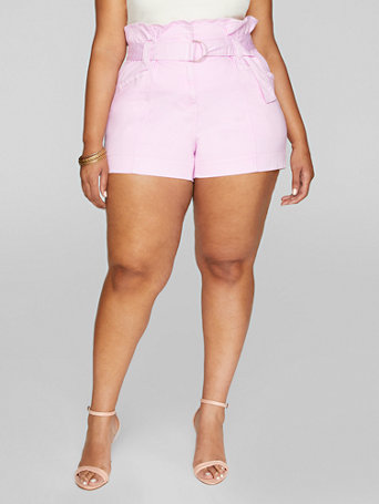 Plus Size Andie High Rise Paperbag 