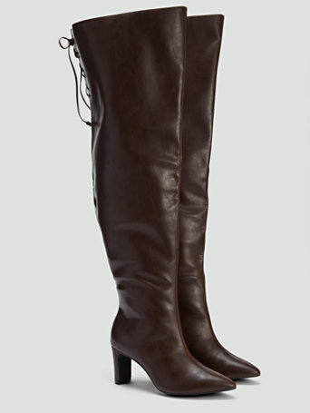 thigh high boots size 10 wide