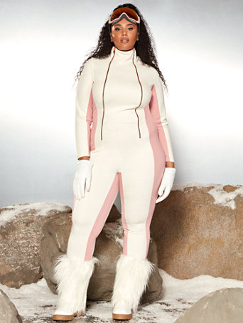 Elana Ski Jumpsuit - Garnerstyle x FTF in Winter White Size 0