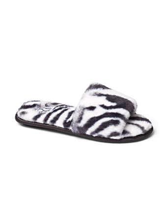 zebra print slippers