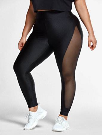 plus size mesh tights