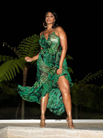 Palm maxi dress Clearance