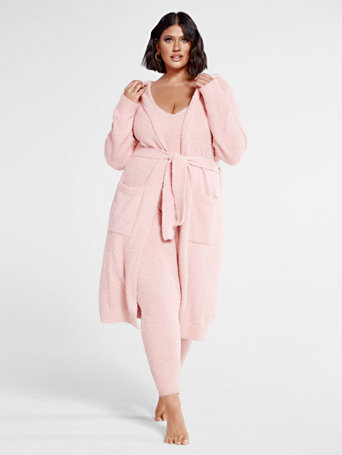 plus size blush cardigan