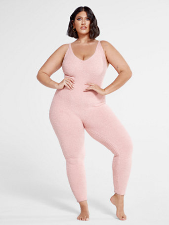 blush plus size jumpsuit