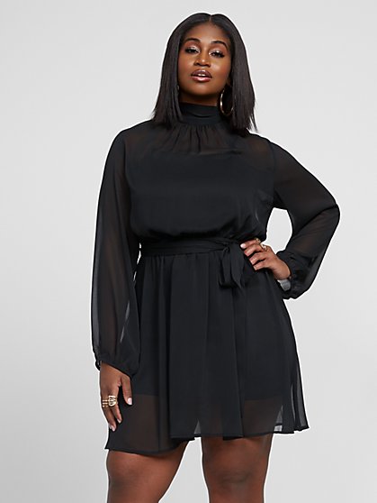 fashion to figure black dress