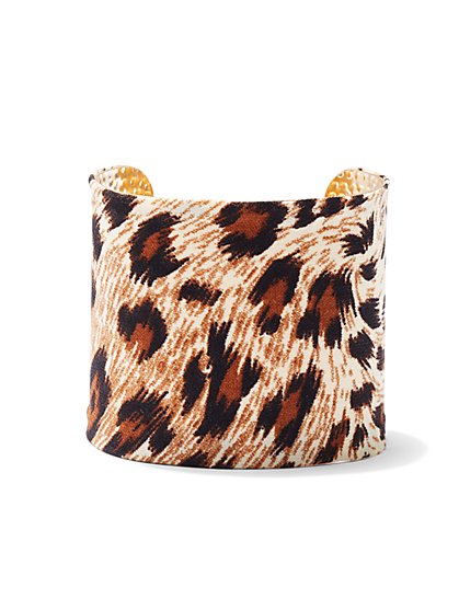 Plus Size Animal Print Cuff - Fashion To Figure