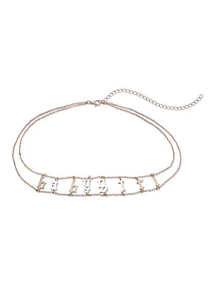 Plus Size Baby Girl Choker - Fashion To Figure