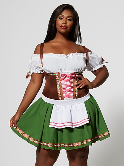 Plus Size Beer Maiden Gretchen Costume - Fashion To Figure