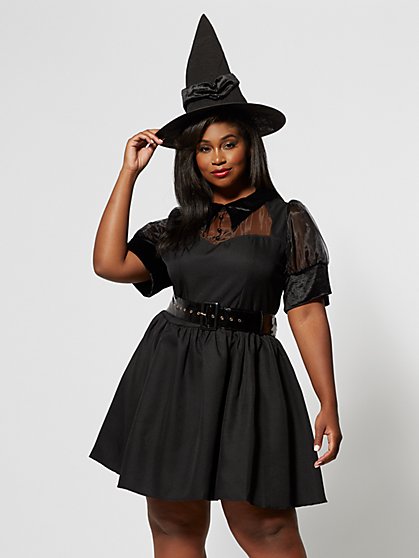 Plus Size Bewitching Witch Costume - Fashion To Figure