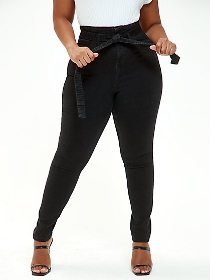 black skinny jeans size 20