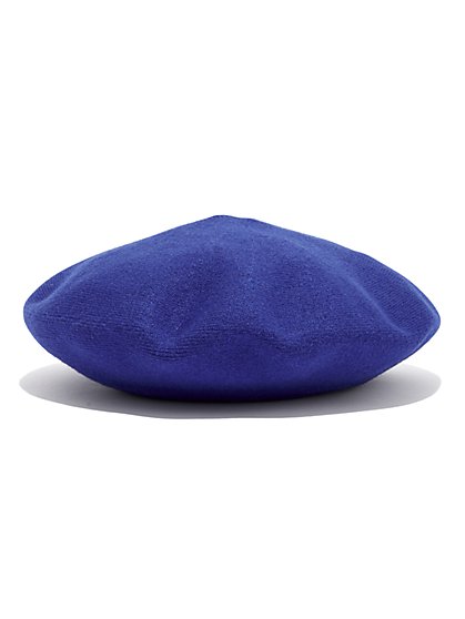 Plus Size Blue Beret - Fashion To Figure