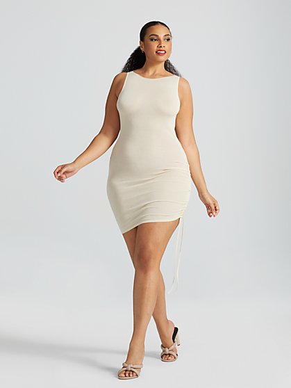 Plus Size Cadena Side-Ruched Dress - Gabrielle Union x FTF - Fashion To Figure