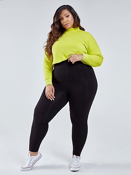 Plus Size Candace Active Leggings with Pockets - Fashion To Figure
