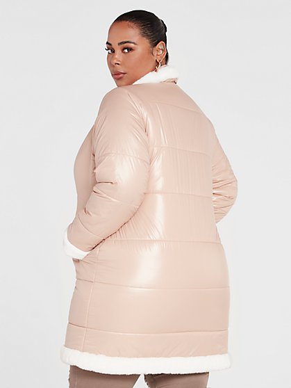 faux fur jacket plus size uk