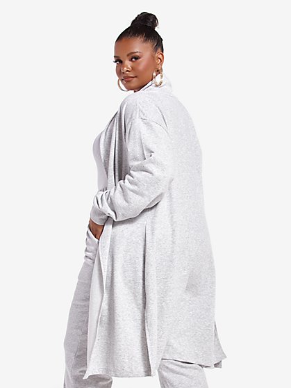 plus size wrap jacket