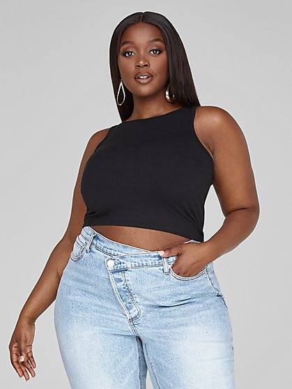Plus Size Essentials - The Racerback Tank Top - Fashion To Figure