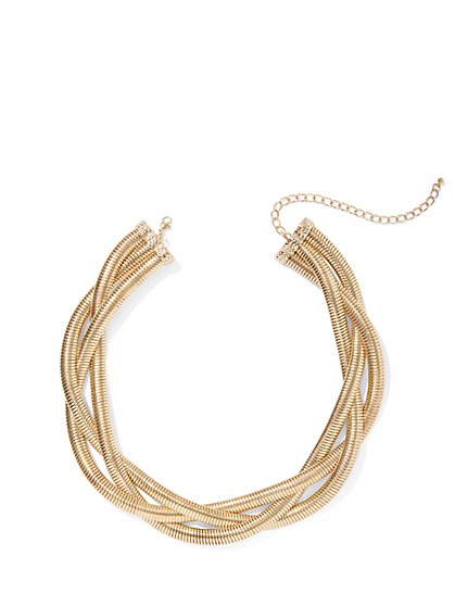 Plus Size Gold Chain Necklace - Fashion To Figure