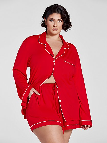 Plus Size Hayden 3-Piece Pajama Set - Fashion To Figure