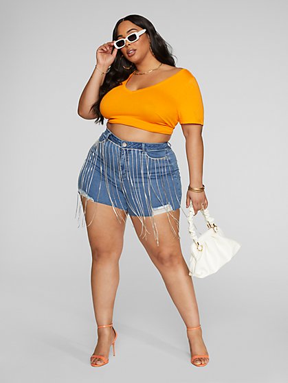 Plus Size Shorts For Women Fashion To Figure