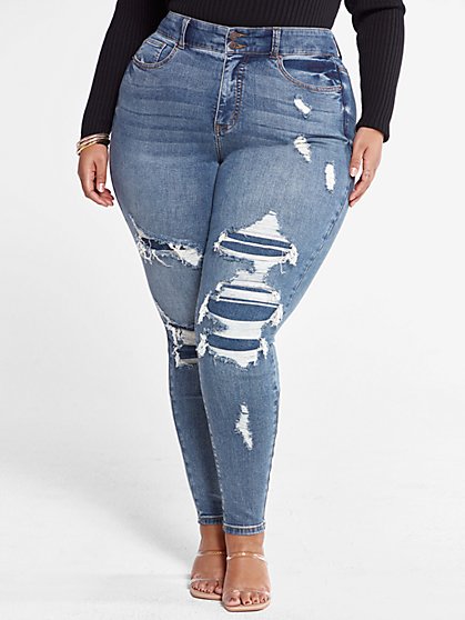 size 24 skinny jeans