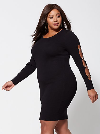 Black Maxi Dress Plus Size Sweater