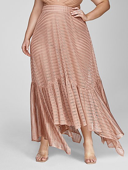 Plus Size Jayla Cover-Up Maxi Skirt - Garnerstyle x FTF - Fashion To Figure