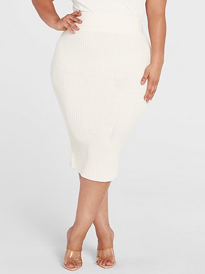 Plus Size Julia Sweater Pencil Skirt - Fashion To Figure