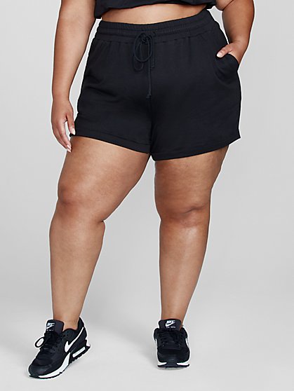 Plus Size Juliette French Terry Shorts - Fashion To Figure