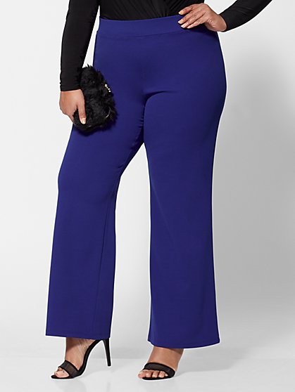 Plus Size Kari Wide-Leg Pants - Fashion To Figure
