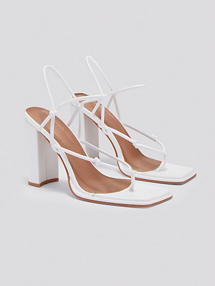 Plus Size Kibibi Strappy Block Heel Sandals – Gabrielle Union x FTF - Fashion To Figure