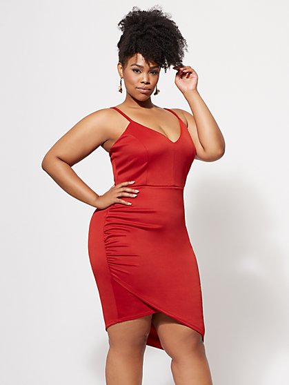 Plus Size Kylie Bodycon Dress - Fashion To Figure