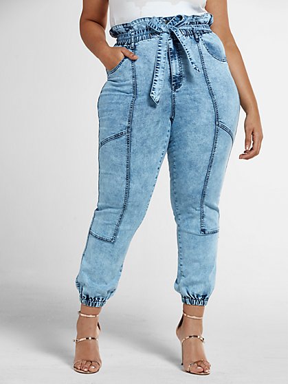 plus size high rise jeans