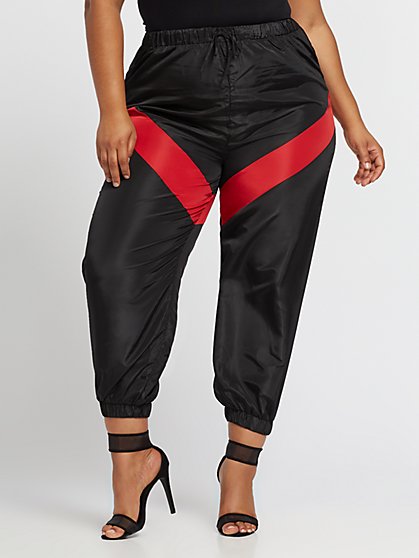 plus size wind pants