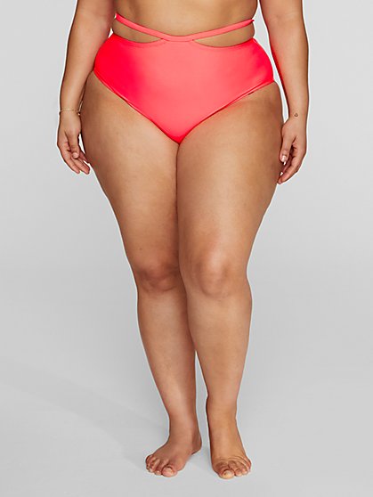 Plus Size Lucia Strappy Bikini Bottom - Fashion To Figure