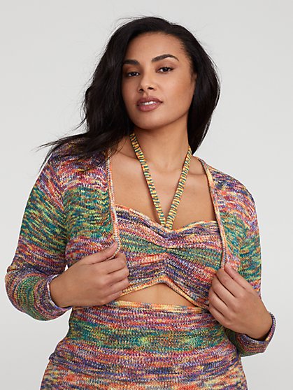 Plus Size Marli Sweater Knit Shrug - Gabrielle Union x FTF - Fashion To Figure