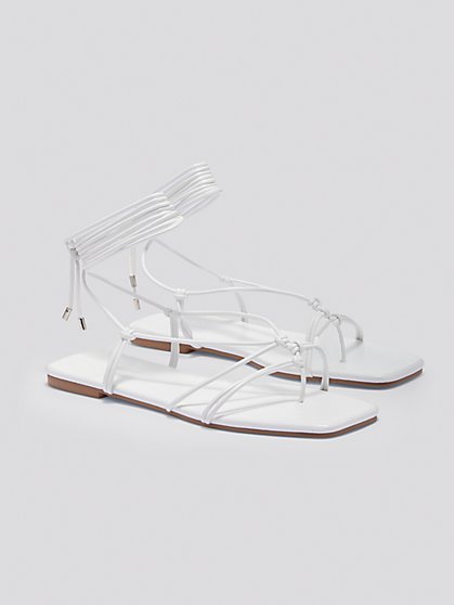 Plus Size Oladele Lace-up Sandals (Medium Width) - Gabrielle Union x FTF - Fashion To Figure