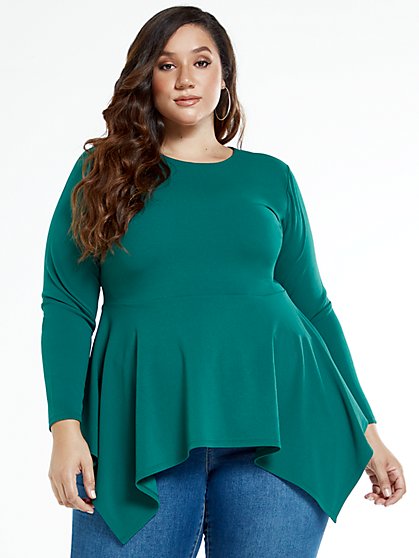 modern plus size tops