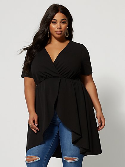 Plus Size Renata Hi-Lo Top - Fashion To Figure