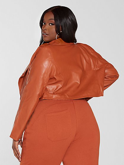 plus size leather clothing