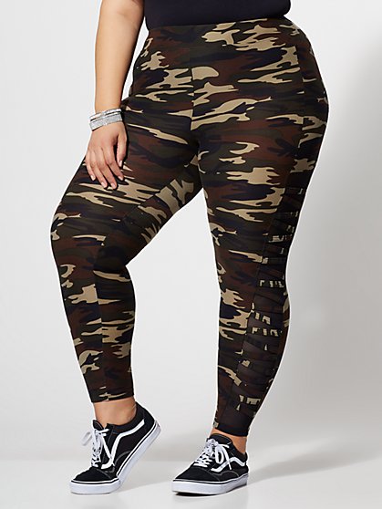 Plus Size Scout Camo Leggings - Fashion To Figure