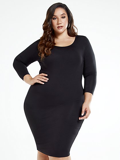 Fashion to figure black dress Clearance