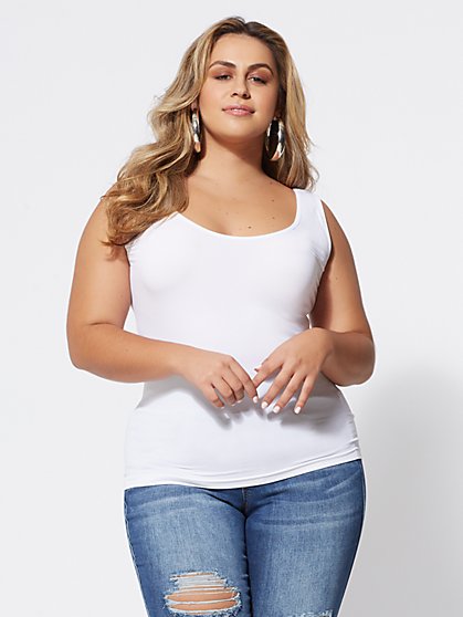 Plus Size Signature - Seamless Tank Top - Fashion To Figure