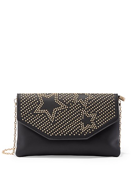 Plus Size Starry Studded Clutch - Fashion To Figure