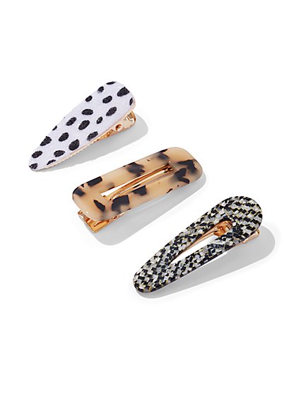 Plus Size Statement Hair Clip Set - Fashion To Figure