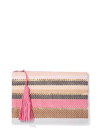 Plus Size Striped Bikini Bag - Fashion To Figure