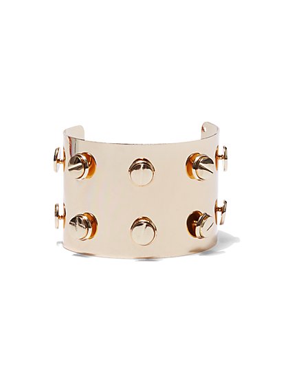 Plus Size Studded Cuff - Fashion To Figure
