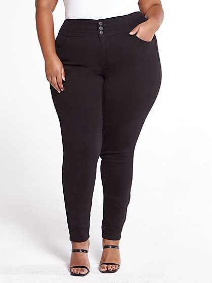 plus size fringe pants