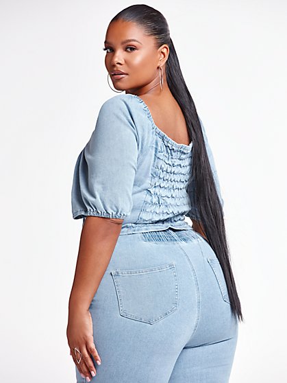 trendy plus size tops