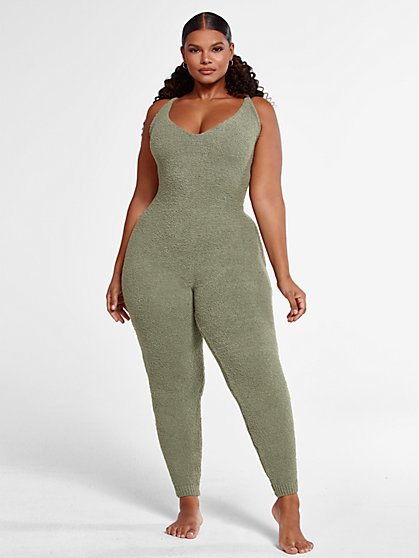 plus size lime green jumpsuit